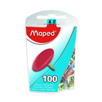 Кнопки цветные Maped 10 мм, 100 шт.
